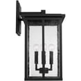 thumbnail image 6 of 4 Light Outdoor Wall Lantern Rain Or Shine Made For Coastal Environments-Black Finish Capital Lighting 943843Bk, 6 of 10