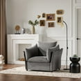 thumbnail image 5 of Accent Chairs Modern Style Chenille Oversized Armchair Accent Chair Single Sofa Lounge Chair for Living Room, Bedroom,Fabric Accent Chairs, 5 of 13