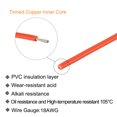 thumbnail image 3 of Uxcell 18AWG 18 Gauge Cable Trenzado de Conexión PVC Cobre Estaño 50ft Naranja, 3 of 7