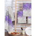 thumbnail image 2 of Purple Grey Abstract Kitchen Dish Towels for Drying Dishes Set of 3, Gradient Geometric Graffiti Modern Art Waffle Weave Microfiber Hand Tea Bathroom Towels Quick Dry & Absorbent Towel 15.7x23.6, 2 of 7