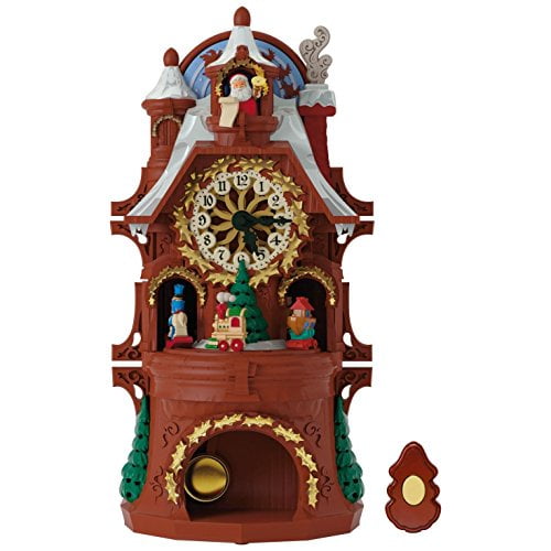 Hallmark Santa\'s Musical Christmas Clock with Motion and Light