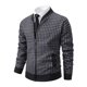 thumbnail image 4 of Playeras Negras Hombre Algodon Camisa De Punto Para Hombre, Cárdigan Grande A Juego De Colores A La Moda, 4 of 9