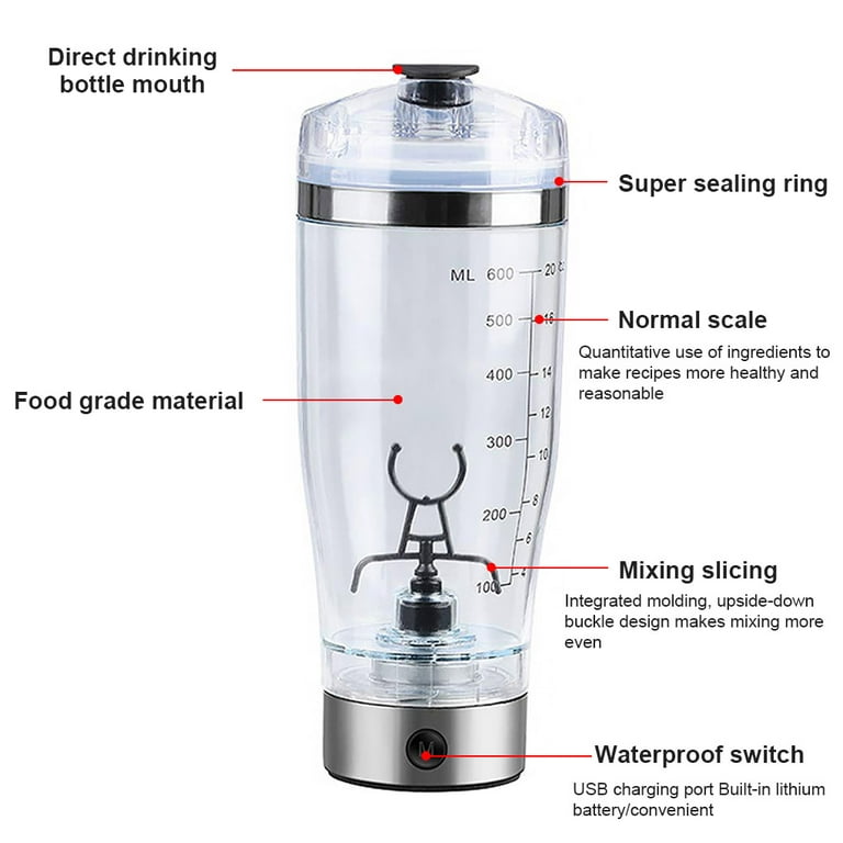 USB Rechargeable Portable Mineral Water Dispenser Mixer For Protein Powder  And Shaker Mixing Ideal For Home, Garden, And Kitchen Use Drop Delivery  Available Model: 230505 From Bathshowers, $24.17