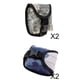 thumbnail image 1 of 4 Uds. Bolsa De Correa De Hebilla De Liberación Rápida  De Buceo Azul Camuflaje, 1 of 6