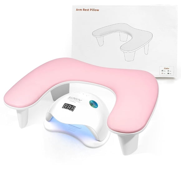 Reposabrazos para almohada de manicura Nail Tech LIONVISON en forma de U