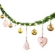 thumbnail image 2 of Christmas Long Pendant With Christmas Wooden Sign Hanging Ball LED Light Decoration Suitable For Mantel Festive Room Wall Decoration, 2 of 6
