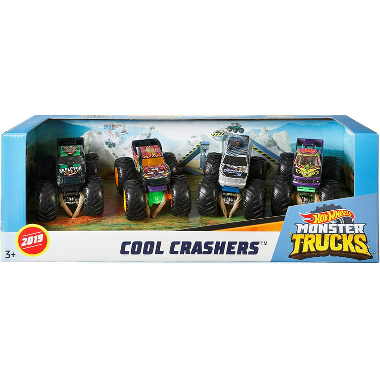 Hot Wheels Monster Trucks 1: 64, 4 Pack (Style Chosen at Random), 1 - Kroger