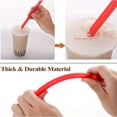 thumbnail image 5 of Reusable Straws Travel, Clear Straws Plastic, 10.5 in Hard Plastic, 10 Pc Bright tones, Plastic Reusable Straw, Drinking Straws, Big Straws for Smoothies, Boba Compatible, 5 of 7