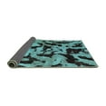thumbnail image 2 of Ahgly Company Indoor Rectangle Oriental Turquoise Blue Modern Area Rugs, 5' x 7', 2 of 4