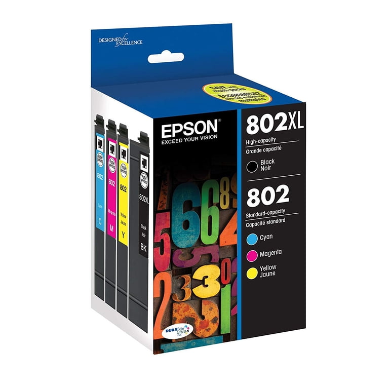 Epson 802 DURABrite Ultra Ink Combo Pack for WorkForce Pro WF-4720