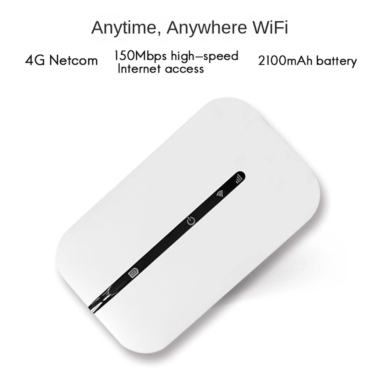 2X 4G Portable Pocket WiFi Router 150Mbps WiFi Modem Car Mobile Wifi Wireless Hotspot with Sim Card Slot Portable WiFi