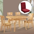thumbnail image 3 of Funda para Silla de Comedor Soledad Extraíbles y Lavables Vino rojo, 3 of 7