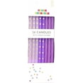 thumbnail image 1 of Party Partners 16-Count Deluxe Birthday Candles, 4.75" Tall, Purple Gradient, 1 of 1
