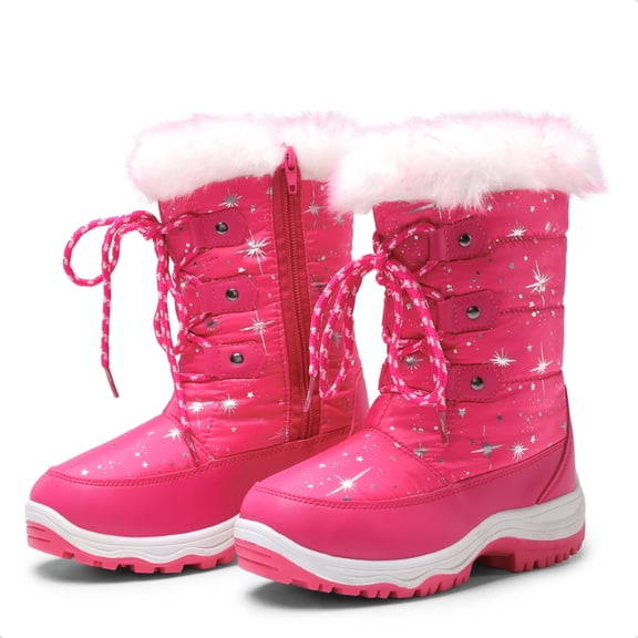 DREAM PAIRS Toddler/Little Kid/Big Kids Mid Calf Knee High Winter Snow Boots