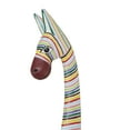 thumbnail image 4 of 8" x 71" Multi Colored Wood Handmade Giraffe Sculpture, by DecMode, 4 of 8