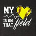 thumbnail image 2 of Wild Bobby, My Heart Is On That Tennis Field, Sports, Men Premium Tri Blend Tee, Vintage Black, X-Large, 2 of 4
