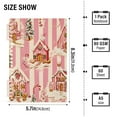 thumbnail image 2 of FORMRS 1-Subject Spiral Notebook 8" x 5" College Ruled 60 Refillable Sheet A5 Hard Cover, Beige Gingerbread Houses, 2 of 7