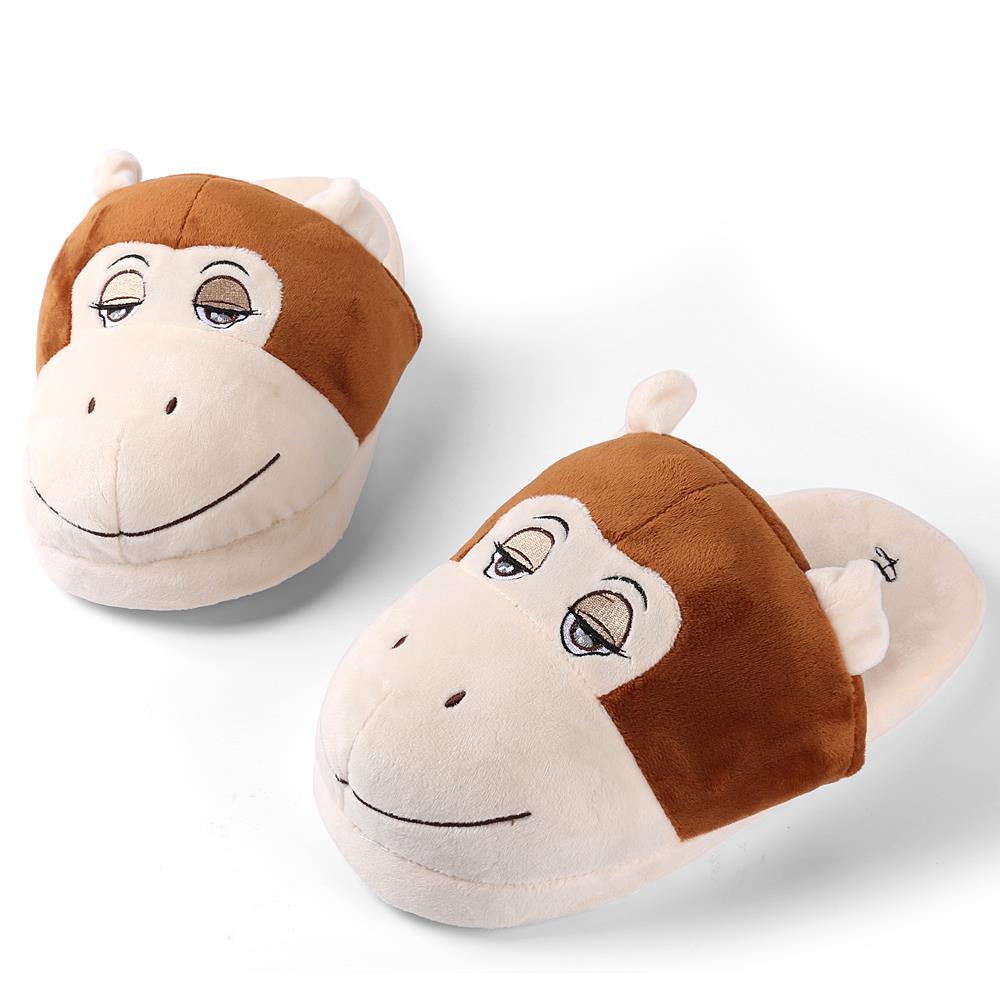 AERUSI Animal Plush Indoor House Slippers