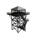 thumbnail image 2 of Siruishop 1/64 Lookout Tower Micro Landscape Decor Collectible Simulation DIY Building Black and Gray, 2 of 8