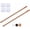 Wood Grain, variant on 2 Pack Small Spring Tension Curtain Rod 12 to 20 Inch, Thin Tension Rod No Drill for Window Cupboard Closet, Oak