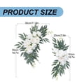 thumbnail image 3 of Décoration Maison Moderne, 2 Pcs Arche de Mariage Fleurs Arrangement Floral pour Mur Mariage, 3 of 9