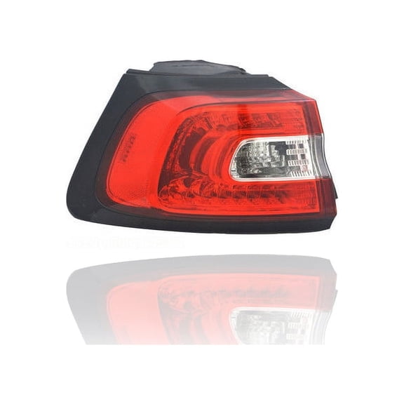 Tail Light - Compatible/Replacement for '14-18 Jeep Cherokee - Outer On Body - Left Hand - Driver - 68102907AF