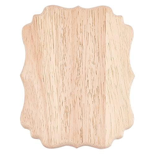  3 Pcs Unfinished Wood Shield Plaque 12 x 16 x 0.75 Inch Wood  Blanks for Crafts Unfinished Wood Crafts Solid Wooden Blank Signboards for  Painting Carving Burning Mounting Valentine's Day Decoration