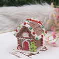 thumbnail image 4 of 1Pcs Christmas Gingerbread House Ornaments Resin Christmas Tree Ornaments for Christmas Tree Holiday Party Home Decoration, 4 of 7