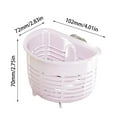 thumbnail image 3 of Kitchen Sink Storage Basket Suction Wall Ginger Garlic Storage Box With Suction Cup Hole-free Sink Sponge Storage Basket, 3 of 7