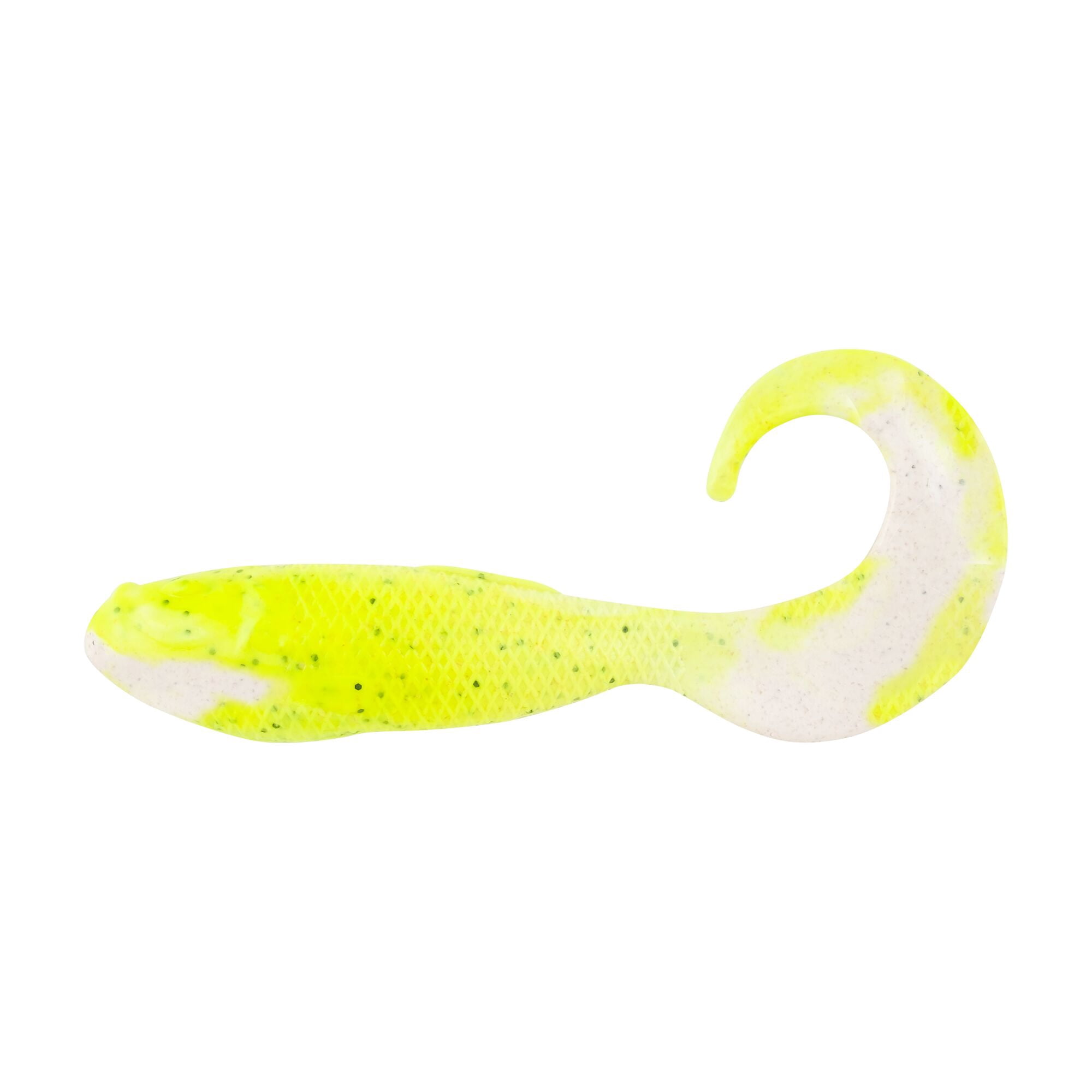 Berkley Gulp!® Saltwater Swimming Mullet, 4 in, Grubs, Chrome (10 Count)