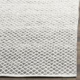 thumbnail image 2 of Safavieh Montauk Collection MTK601K Handmade Cotton Area Rug, 3' x 5', Light Grey / Ivory, 2 of 3