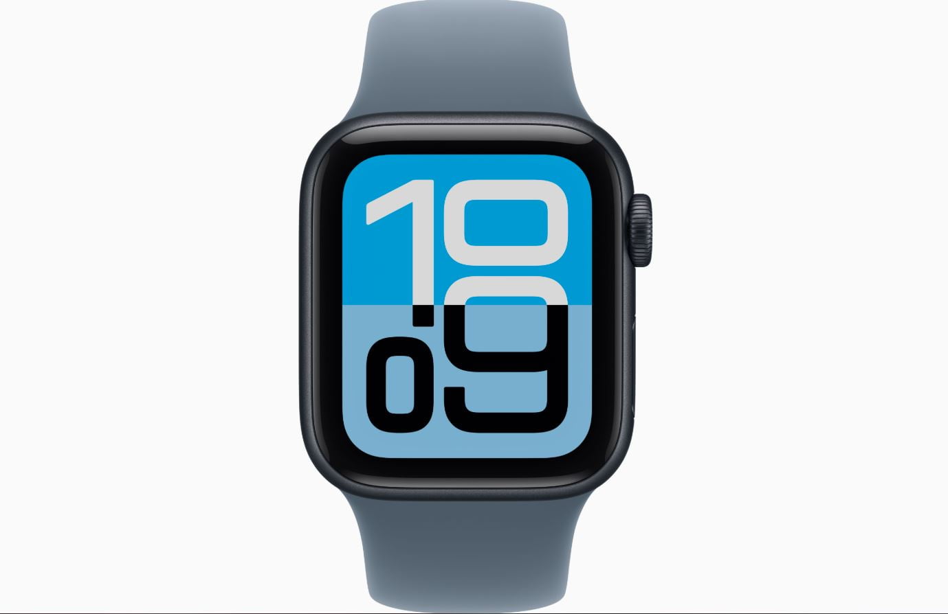 Apple Watch SE 3 - GPS + Cellular - 40MM Midnight Aluminum Case with Anchor Blue Sport Band - M/L