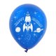 thumbnail image 4 of KAKOWELY 20 globos de látex de 12 pulgadas con estampado de astronauta, globos inflables para fiestas, decoración de baby shower y cumpleaños infantil (10 azules + 10 negros), 4 of 5