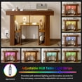 thumbnail image 4 of Pusnapku 43" Console Table, Narrow Sofa Side Table with Storage, Freestanding Wood Display Shelf, Behind Couch Desk for Living Room, Foyer, Hallway, 4 of 9