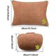 thumbnail image 5 of Almohada para el cuello con reposacabezas del asiento de la cintura del coche con memoria suave, cojín cómodo, estilo de logotipo para Tesla Modelo 3 Modelo X Modelo S Modelo Y, negro Rojo Verde, 5 of 5