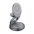 thumbnail image 4 of Yinanstore Support de Chargeur Sans Fil Portable pour Table, Léger, Robuste, Ajustable, Gris, 4 of 8