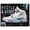Gallery Wrapped, variant on Hustle Grind Holo Sneaker Canvas Urban Sneaker Art by Art Remedy, Gold Frame, 45" x 36"
