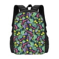 thumbnail image 3 of Balery Watercolor Cactuses Backpack for Men and Women - Durable 600D Oxford Cloth -Large Capacity, Water-Resistant School, Travel, and Hiking Bag, 3 of 9
