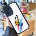 thumbnail image 2 of ¡Protege tu iPhone 15 Pro Max con esta divertida y colorida funda plateada mate con diseño de dibujos animados!, 2 of 4