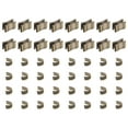 thumbnail image 1 of 10 Juegos de Topes de Cremallera de Latón Tono Bronce #5 U Forma Superior y H Forma Inferior Unique Bargains, 1 of 6