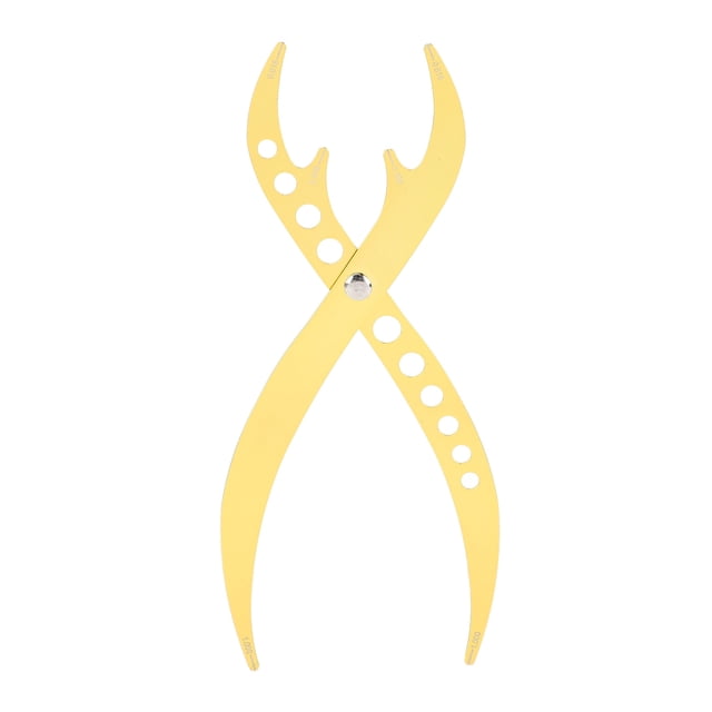 Outil de Mesure Symétrique du Ratio Doré des Sourcils, Règle à Trois Positions pour Microblading Extensions de Sourcils, Localisateur de Position, Mesure de Courbure, Localisation de Longueur