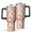 Pastel Halloween Ghosts, variant on Orange Halloween Cute Ghosts Tumbler with Handle and Lid,40oz Double Wall Vacuum Insulated Tumbler,Cups Gift for Women and Men