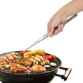 thumbnail image 5 of Tongs for Cooking Stainless Steel 12 Inch Kitchen Tongs Cooking Tongs Long Stainless Steel Cooking Tweezers Metal Tongs Grill Tongs Kitchen Tweezers Royhom, 5 of 5
