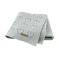 thumbnail image 1 of Baby Knitted Newborn Swaddle Wrap Stroller Blankets Soft Infant Bedding Quilt, 1 of 1