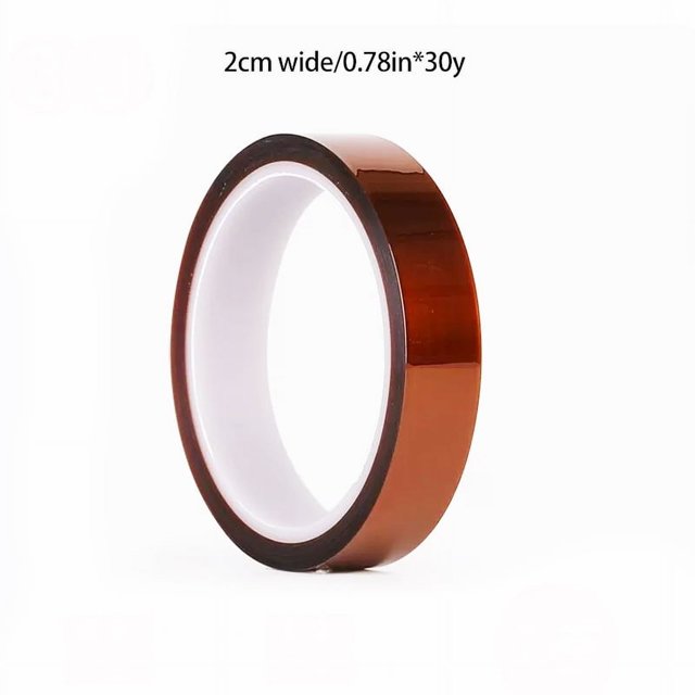 Polyimide Tape For Lithium Battery 30m Golden High Temperature Resistant Pet Proof DIY Metalworking