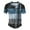 Blue@GC@, variant on CONZONE Men's T-Shirts Short Sleeve T Shirts for Men Casual Crew Neck Fashion Graphic Lightweight Tees Soft Cozy Half Buttons Tops