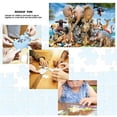 thumbnail image 3 of Bewildely Rompecabezas de papel de animales para niños de 1000 piezas, rompecabezas para desmontar, juguete educativo decorativo para sala de Juguetes de construcción, 3 of 6