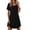 Black, variant on Womens Nightgowns Short Sleeve Sleepshirt V Neck Top Shirt Dress Soft Nightshirts Loose Loungewear