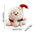 thumbnail image 3 of TOYOUME Cute Christmas Stuffed Plush Toy, 5 Inch, Snowman, White, 3 of 6