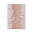 thumbnail image 3 of HomeRoots 582453 5 x 8 ft. Abstract Washable Indoor & Outdoor Rectangle Area Rug, Terra Cotta, Salmon & Copper, 3 of 5